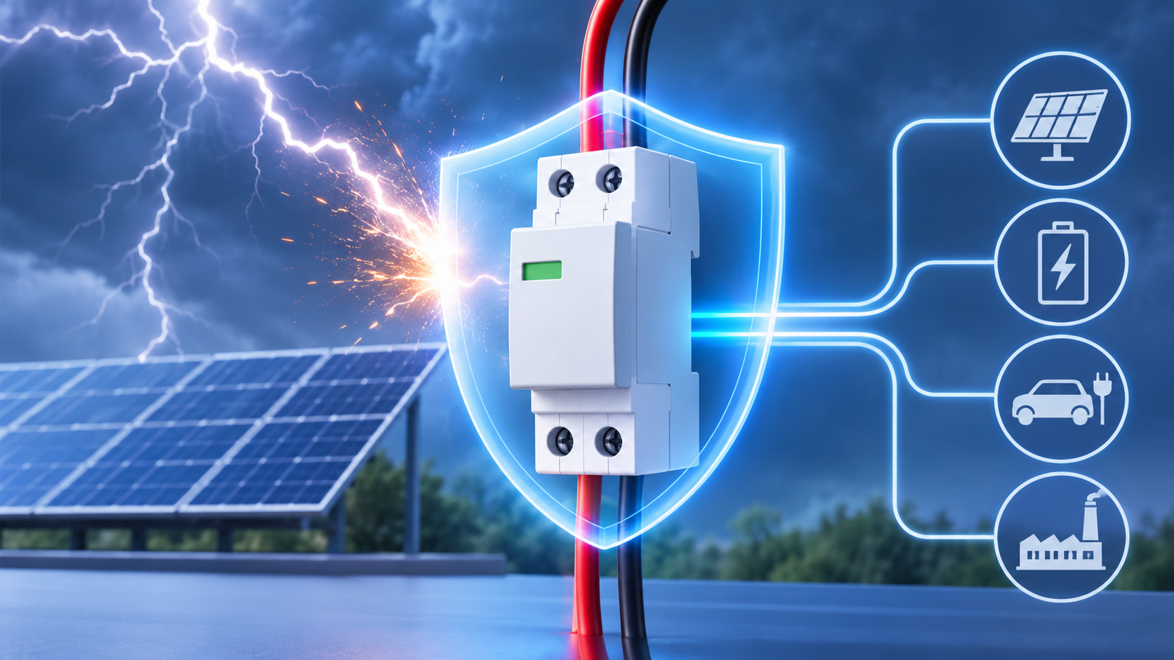 What Is a DC Surge Protective Device? Working Principle & Guide